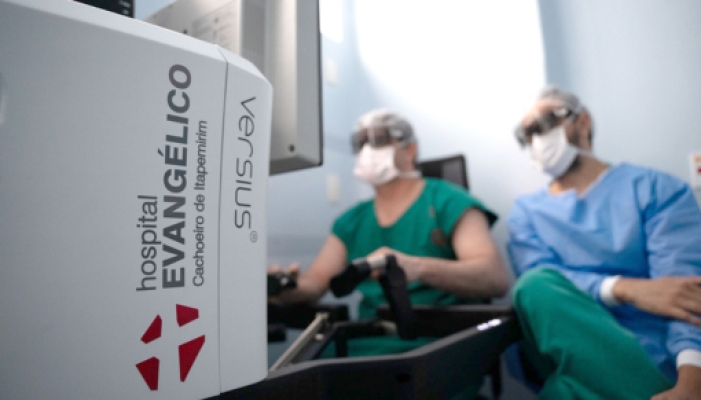 Hospital Evangélico de Cachoeiro realiza 100ª cirurgia robótica